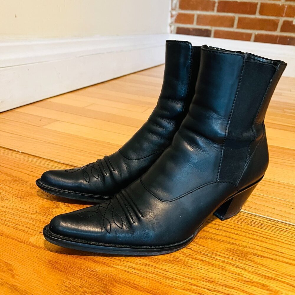 Franco Sarto Leather Boots 7 M
